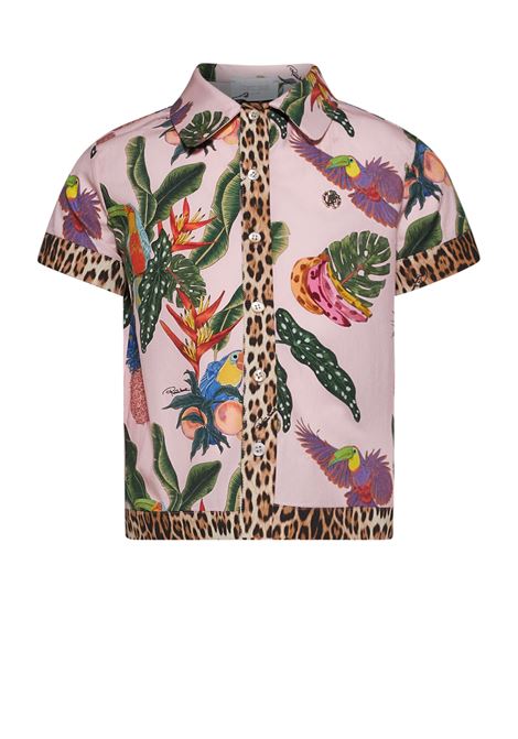 Camicia con stampa ROBERTO CAVALLI KIDS | CGP26052CAF7TR.B.ROSE